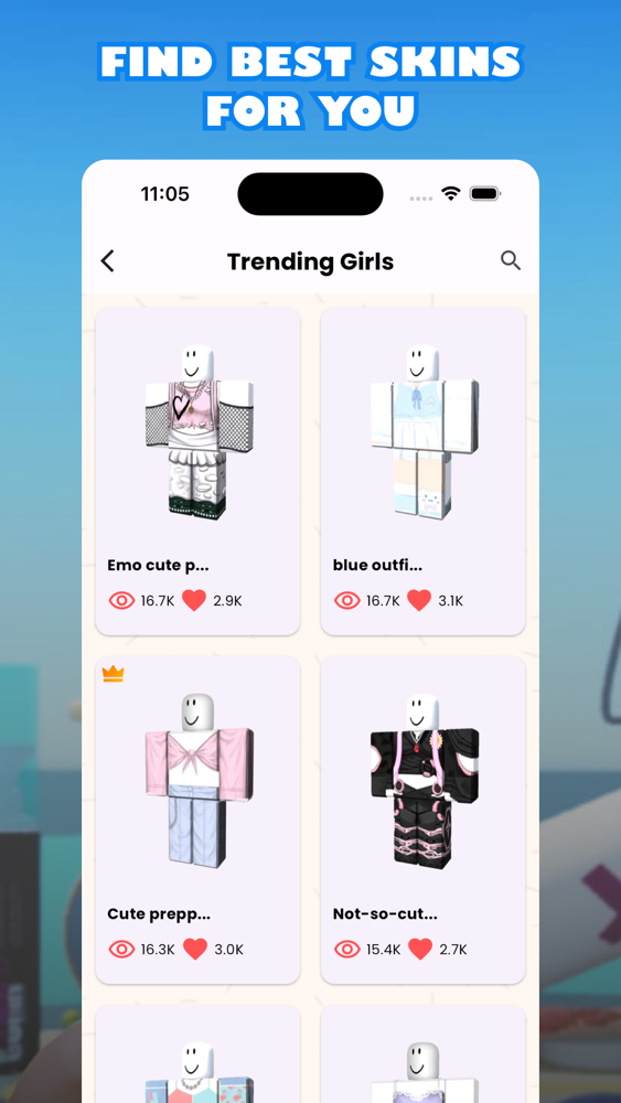 Girl Skins for Roblox by Rameshbhai Lathiya