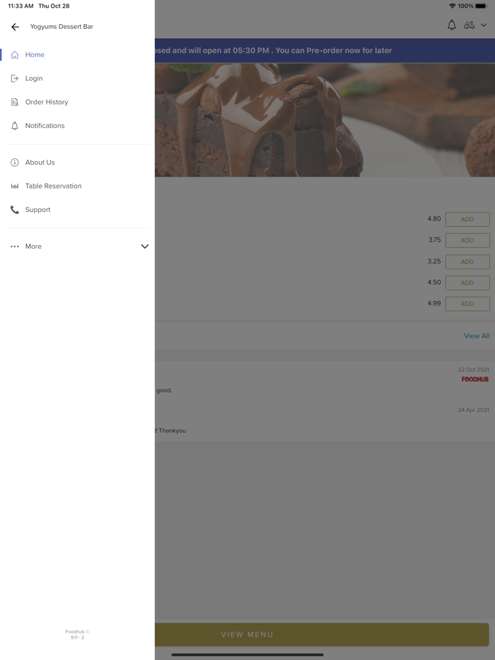 Yogyums Desserts And Pizza Bar