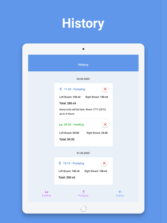 Breastfeeding Tracker & Timer screenshot 4