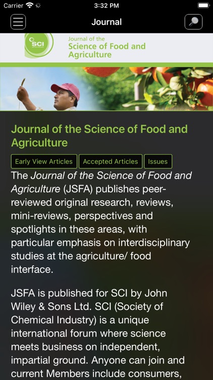 Jnl Science Food & Agriculture