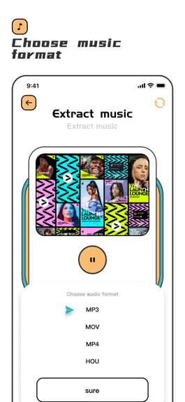 Game screenshot MP3提取 - 从视频中提取音频保存为MP3等格式 apk