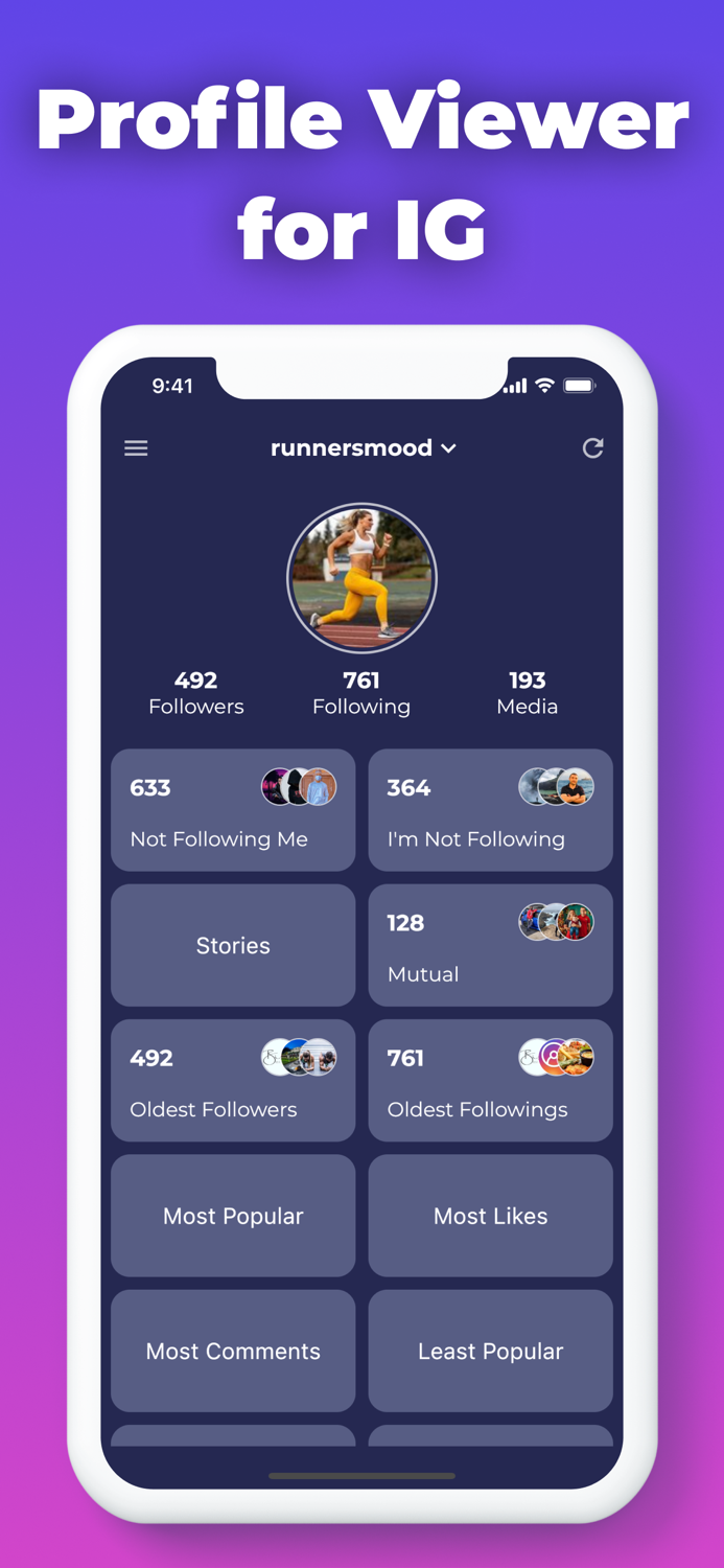 Profile Viewer for IG