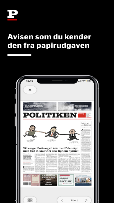 Politiken e-avisen screenshot 3