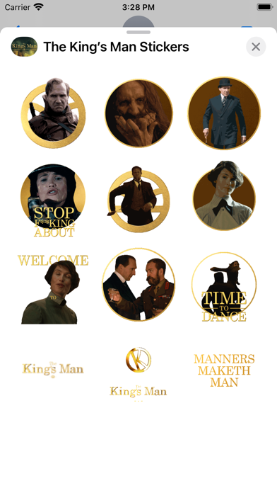 The King's Man Stickers screenshot 2