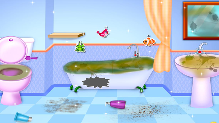 Baby Dollhouse Coloring Book