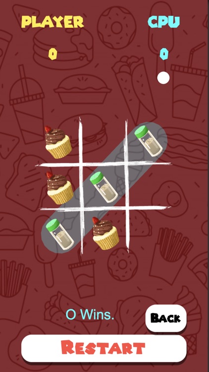 Tic Tac Toe Food