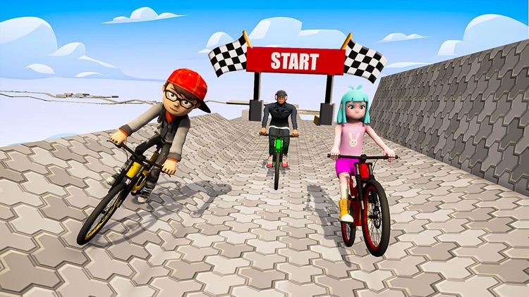 Fearless BMX Stunt Racing 3D screenshot-4