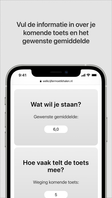 Welk Cijfer Moet Ik Halen? screenshot 2