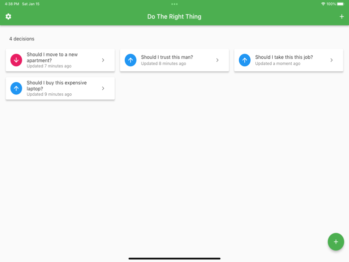 Decision Maker Pros  Cons