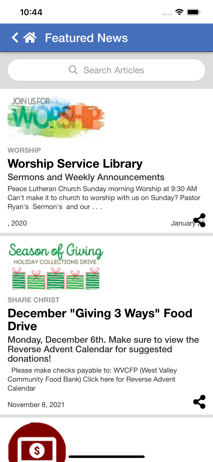 Peace Lutheran Church AZ