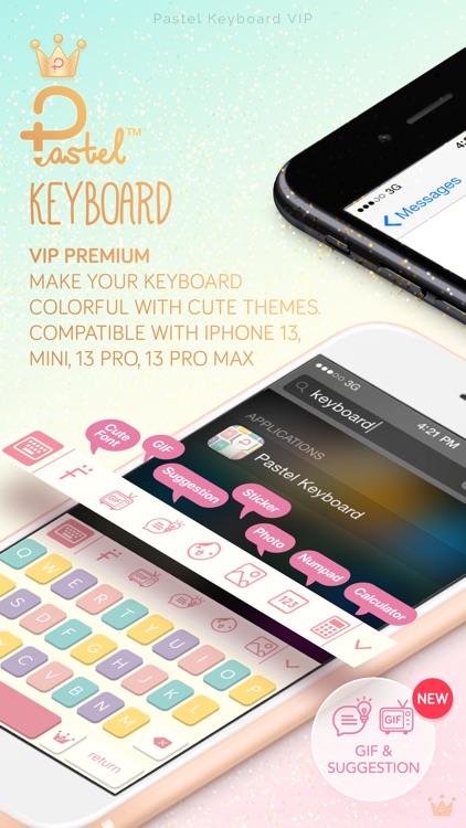 Pastel Keyboard - VIP Premium screenshot-0
