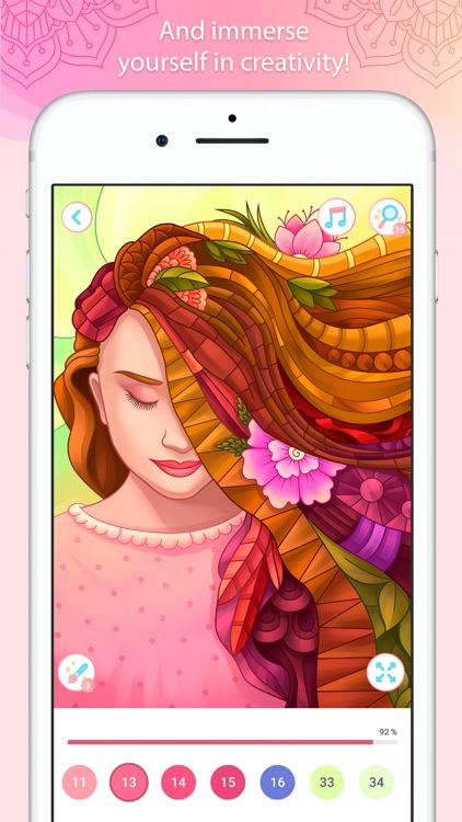 Color by Number – Mandala Book screenshot-6