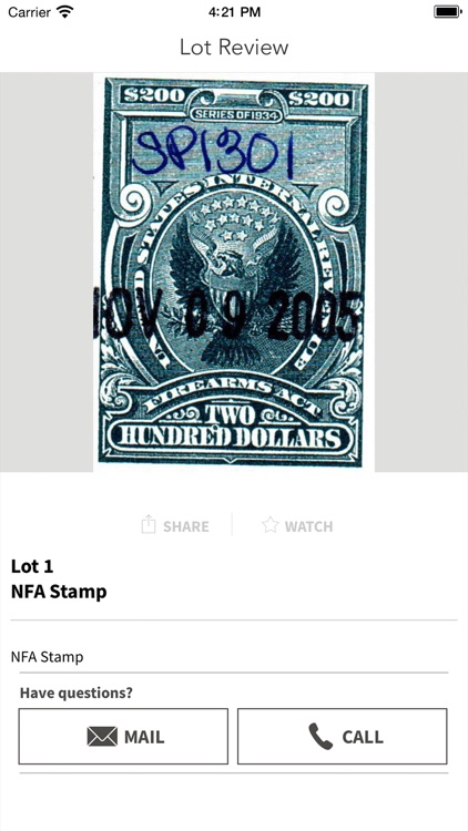 NFA AUCTIONS screenshot-3