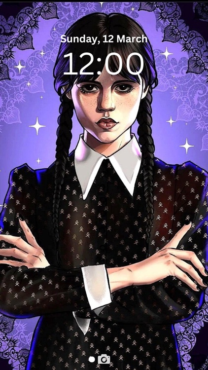 Wednesday Addams Wallpaper 4k