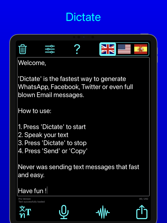 Dictation - Speech to text screenshot 4