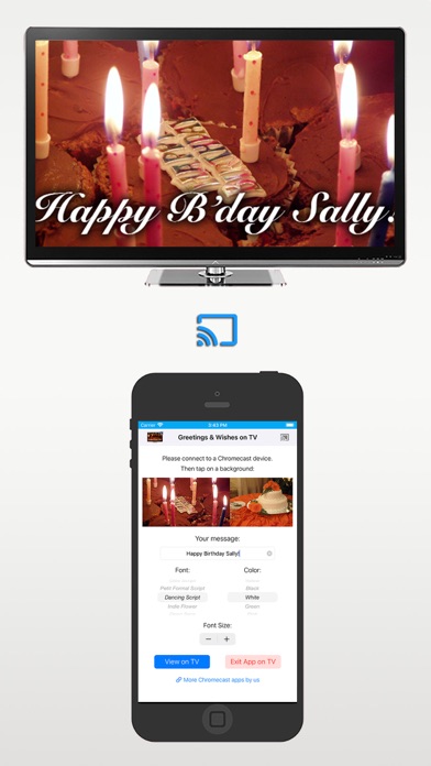 Greetings and Wishes for Chromecast Screenshot 1