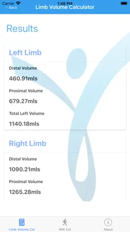 Game screenshot LymVol Limb Volume Calculator hack