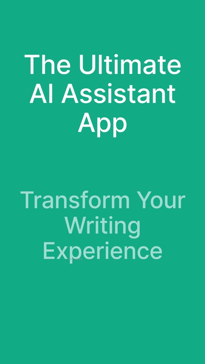 AI Assistant: Write & Rewrite