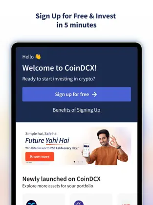Captura 3 CoinDCX: Crypto Investment iphone
