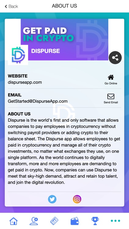 Dispurse: Get paid in crypto screenshot-4