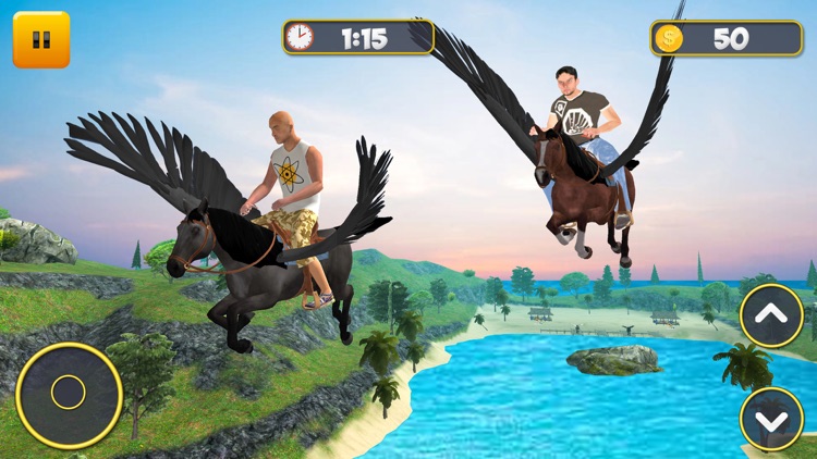 Flying Unicorn Racing 3D