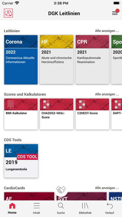 DGK Pocket-Leitlinien screenshot 2