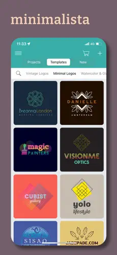 Screenshot 4 Crear logos, diseño gráfico iphone