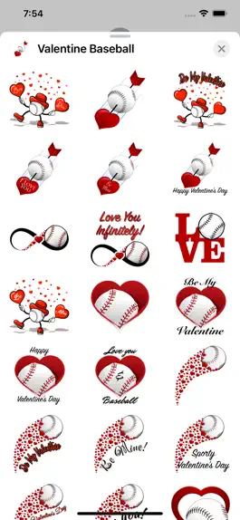 Game screenshot Baseball Valentines apk