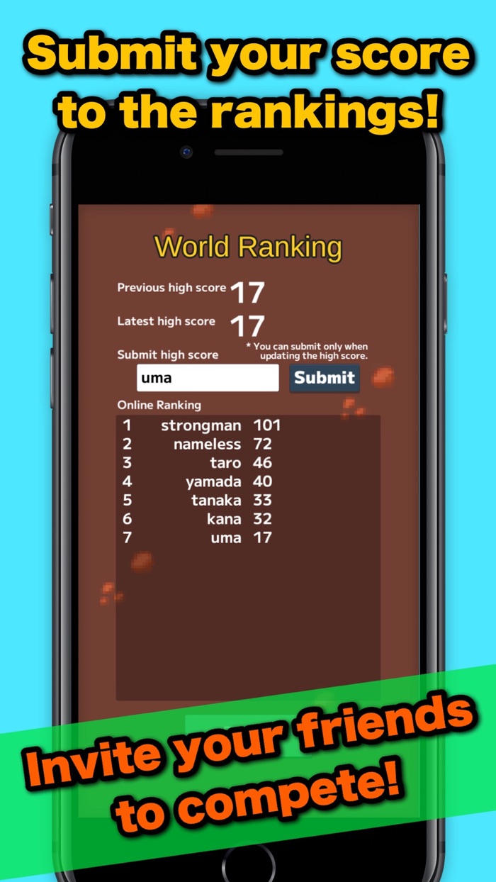 Falling Mole -Avoidance game-