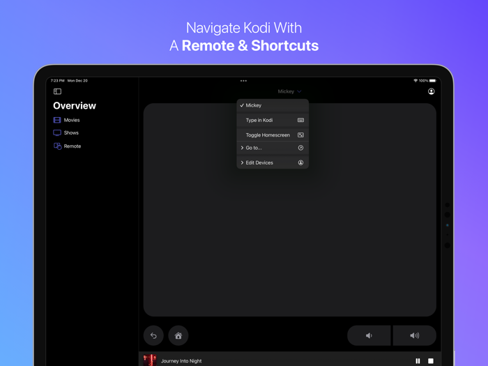 Unofficial Kodi Remote