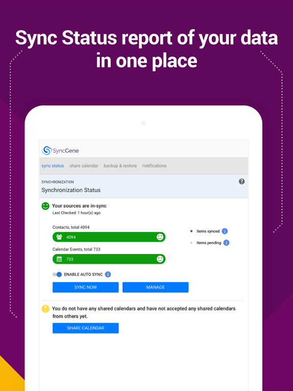 SyncGene Sync Contact Calendar screenshot 4