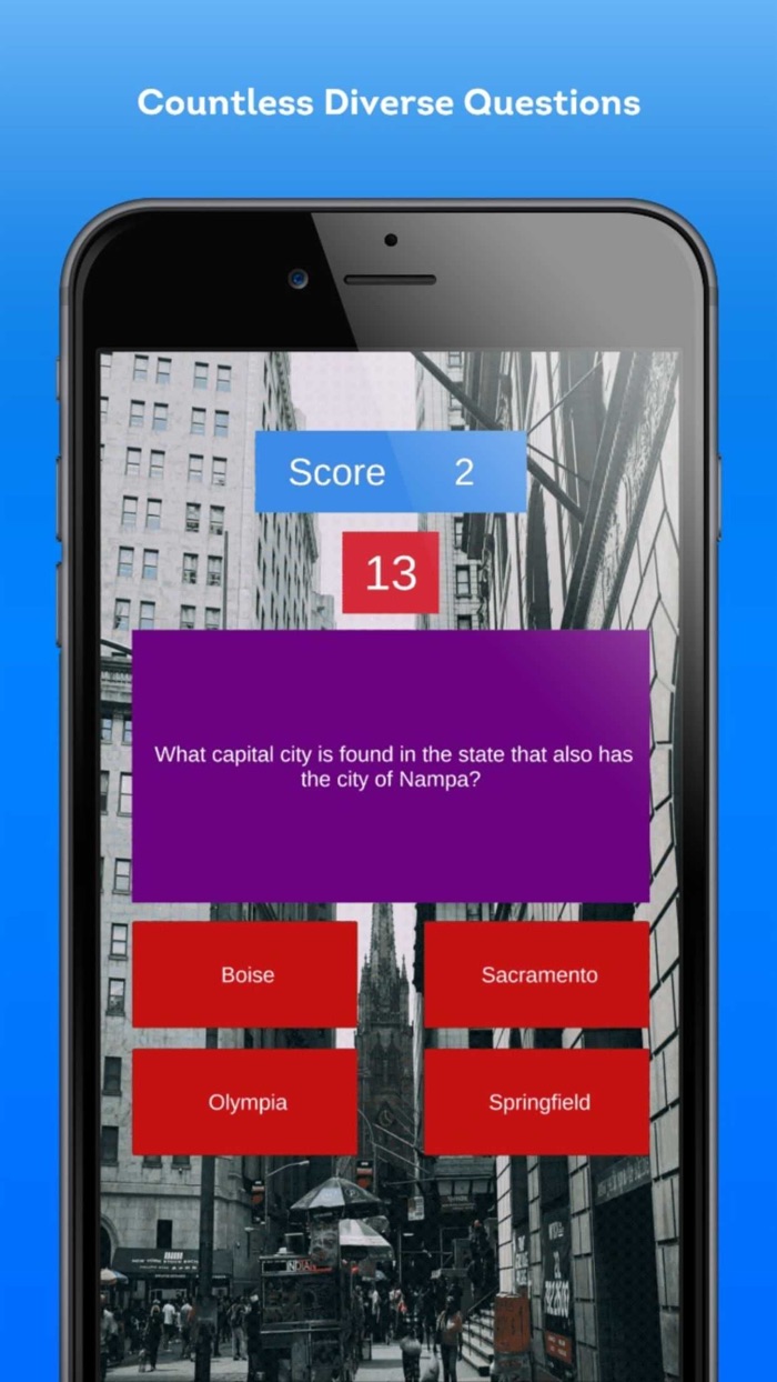 US States Trivia Quiz