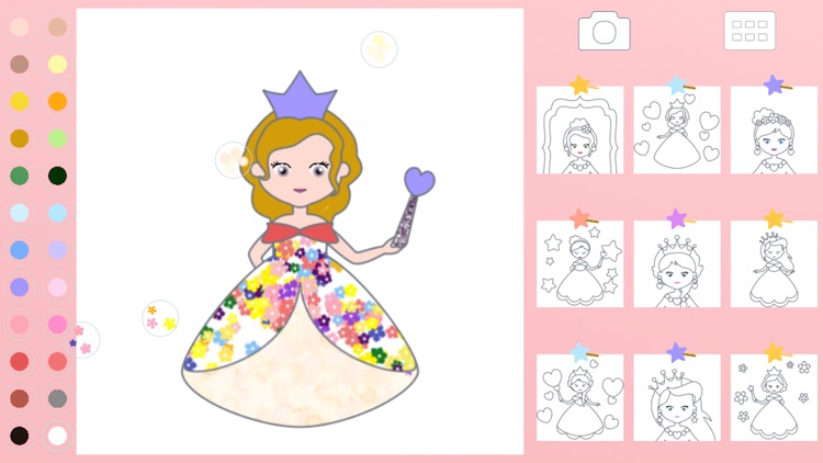 Princess Coloring Kid Toddler screenshot-7