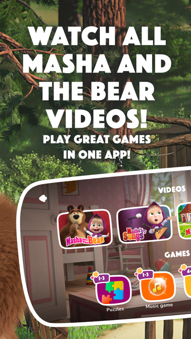 Masha and the Bear for Kids screenshot 2