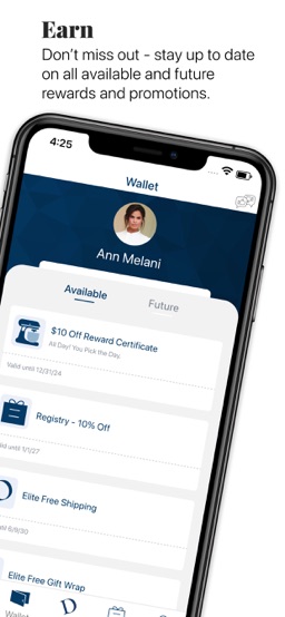 Dillard's app screenshot