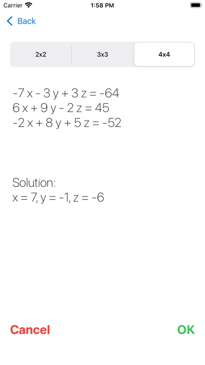 Systems Of Equations