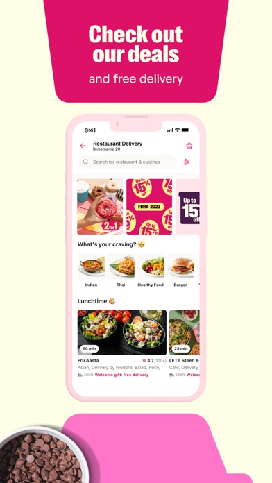 foodora: Beställ mat online screenshot 4