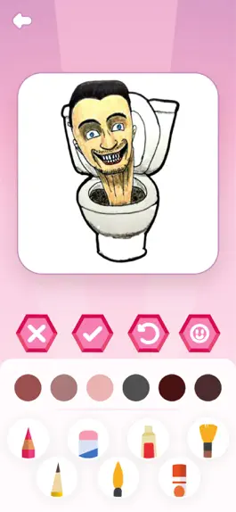 Game screenshot skibidi Toilet Coloring Game apk