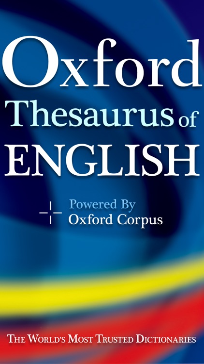 Oxford Thesaurus of English.