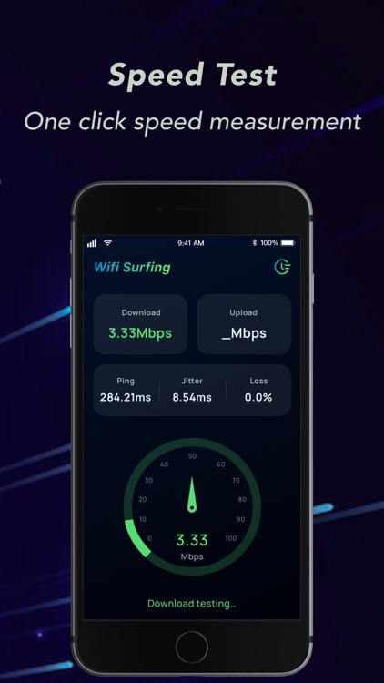 WiFi Surfing-Speed Test