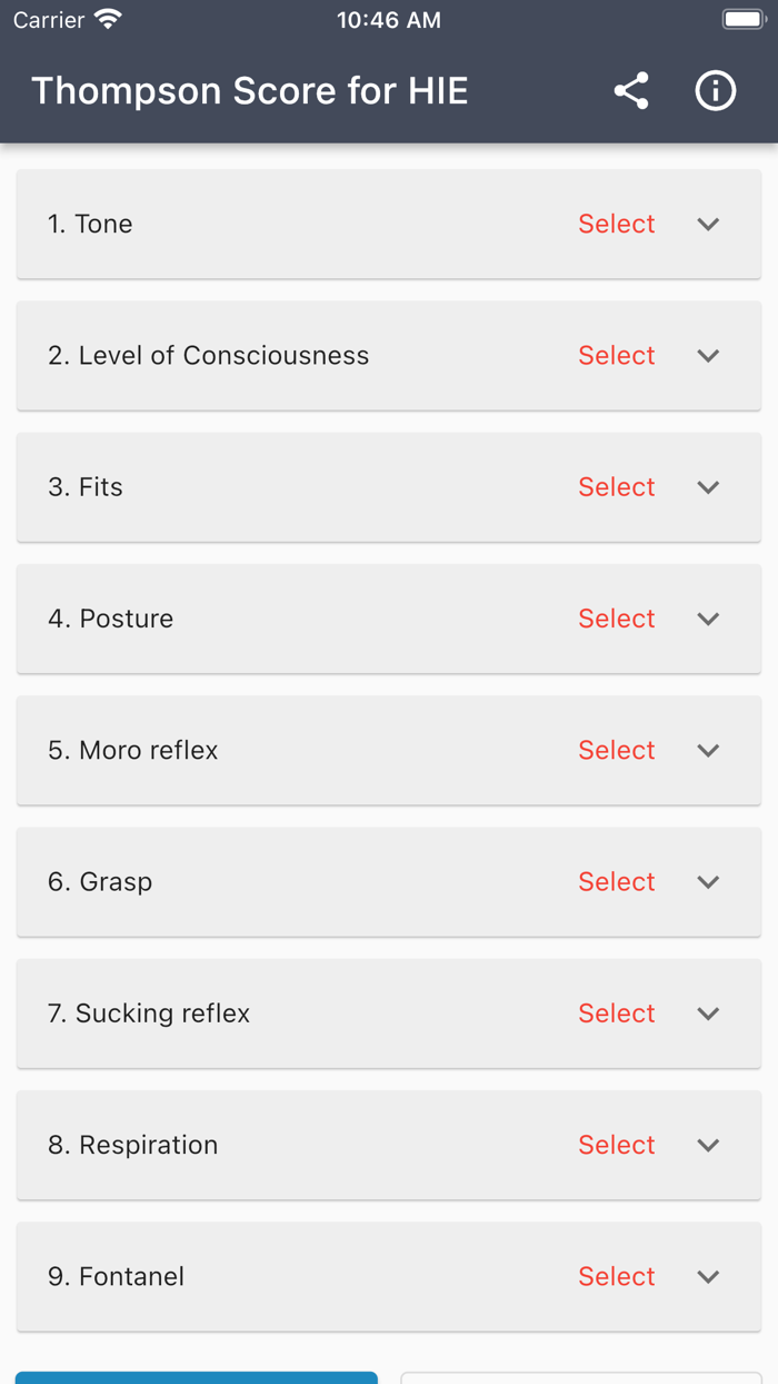 Thompson Score For HIE