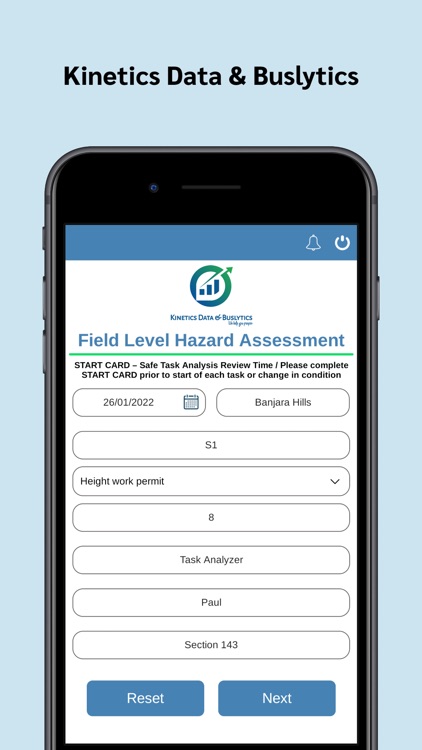 Safety assessment forms screenshot-3