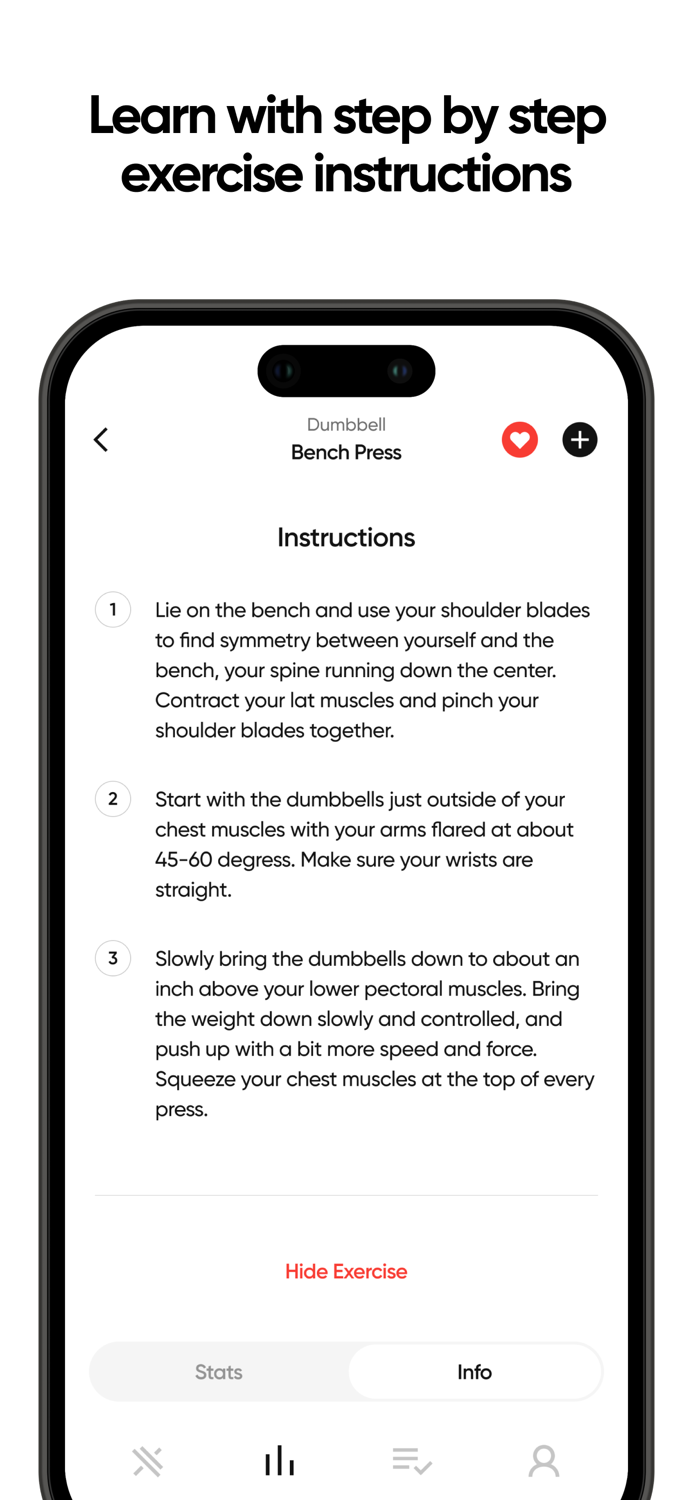IRON Workout Tracker Gym Log