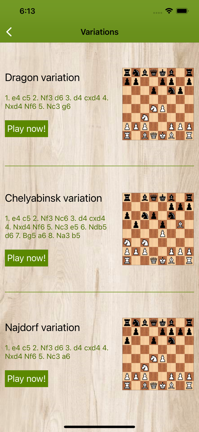 Chess - Sicilian Combinations