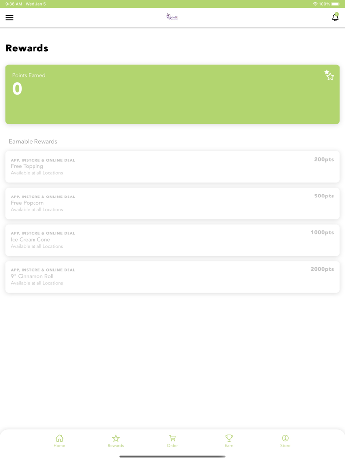 Quixotic Bakery Rewards