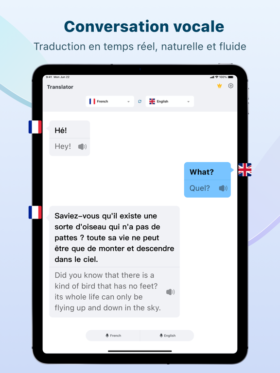 Speak Traducteur iTranslation Speak Traducteur iTranslation