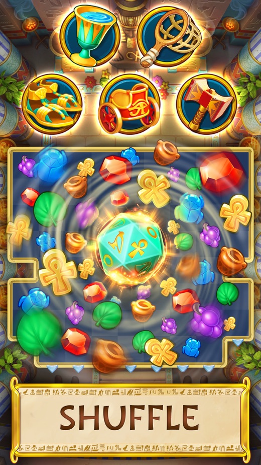 【图】Jewels of Egypt: Match 3 Games(截图3)