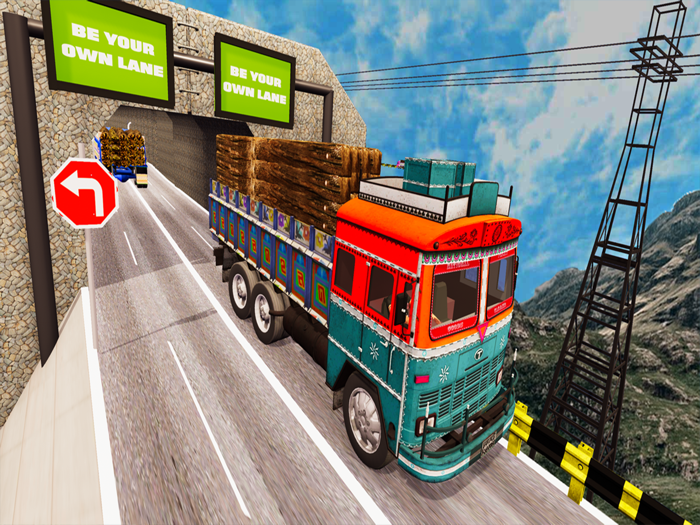 Indian Cargo Truck Driving Sim