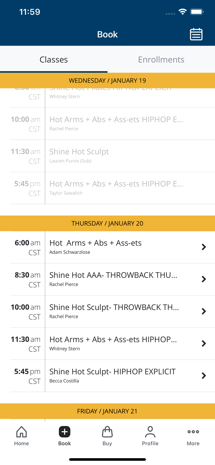 Shine Hot Pilates and Sculpt