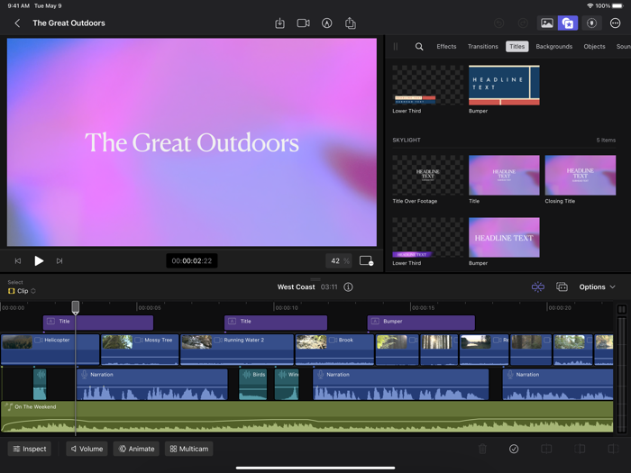 Final Cut Pro for iPad